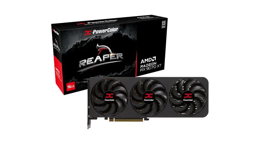 Placa video PowerColor Radeon RX 9070 XT Reaper 16 GB GDDR6 256 bit