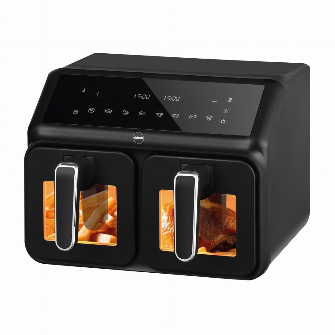 Double fat-free fryer  2200 W  capacity 8 l  LED display