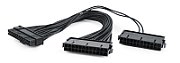 GEMBIRD CC-PSU24-01 dual 24-pin internal PC power extension cable 0.3m