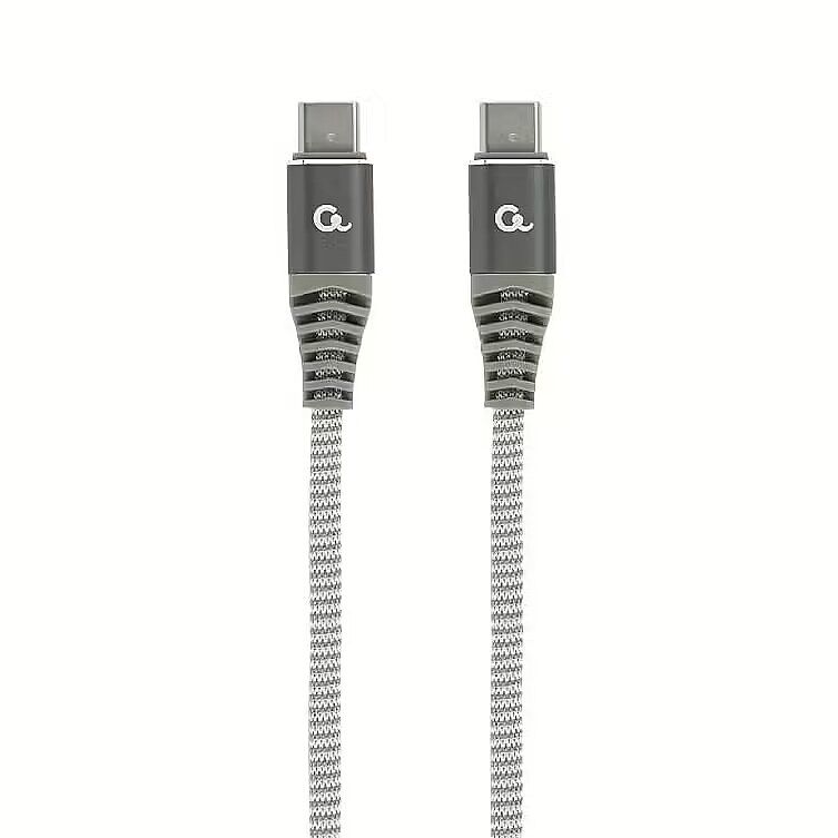GEMBIRD CC-USB2B-CMCM100-1.5M 100W Type-C Power Delivery PD premium charging data cable 1.5m