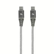 GEMBIRD CC-USB2B-CMCM100-1.5M 100W Type-C Power Delivery PD premium charging data cable 1.5m