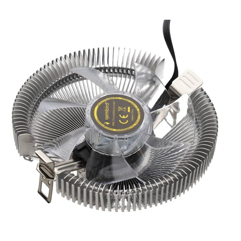 GEMBIRD CPU cooling fan Huracan X40 9 cm 55W blue LED 4 pin