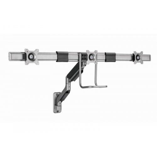 GEMBIRD Wall mounted adjustable monitor arm for 3 monitors