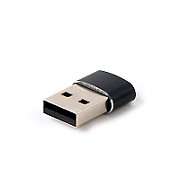 GEMBIRD USB AM to Type-C female adapter black