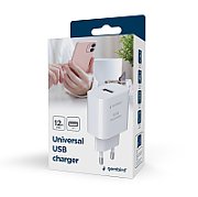 GEMBIRD Universal USB charger 2.4A white