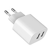 GEMBIRD 2-port universal USB charger 2.4A white