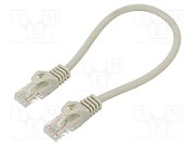 GEMBIRD UTP Cat6 Patch cord 0.25 m copper grey