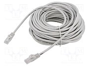 GEMBIRD UTP Cat6 Patch cord 20m pure copper grey
