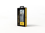 GEMBIRD Premium silicon 8-pin cable charging and data cable 1.5m black