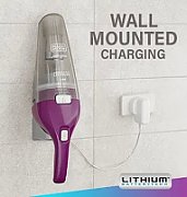 Black & Decker NVC115W handheld vacuum Grey  Purple Bagless
