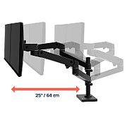 LX PRO ARM DUAL DISPLAY/STACKING WCB