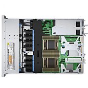 Server DELL PowerEdge R450, Rack 1U, Intel Xeon Silver 4309Y (8 C / 16 T, 2.80 GHz - 3.60 GHz, 12 MB cache, 105 W), 64 GB DDR4 ECC, 1 x 480 GB SSD, 4 x LFF, DELL PERC H355, 1100 W, Windows Server 2022 Standard