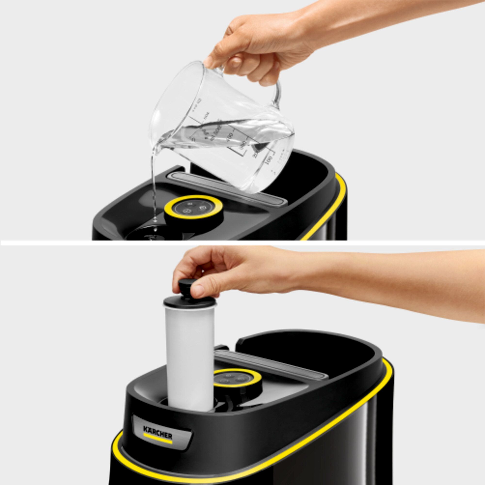 Kärcher 1.513-436.0 steam cleaner Cylinder steam cleaner 1 L 1900 W Black