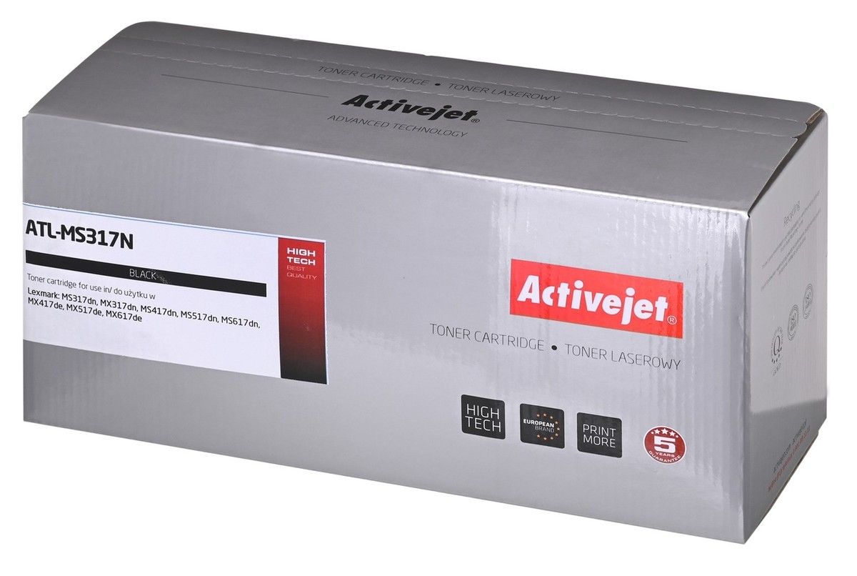 Activejet ATL-MS317N Toner (replacement for Lexmark 51B2000  Supreme 2 500 pages black)