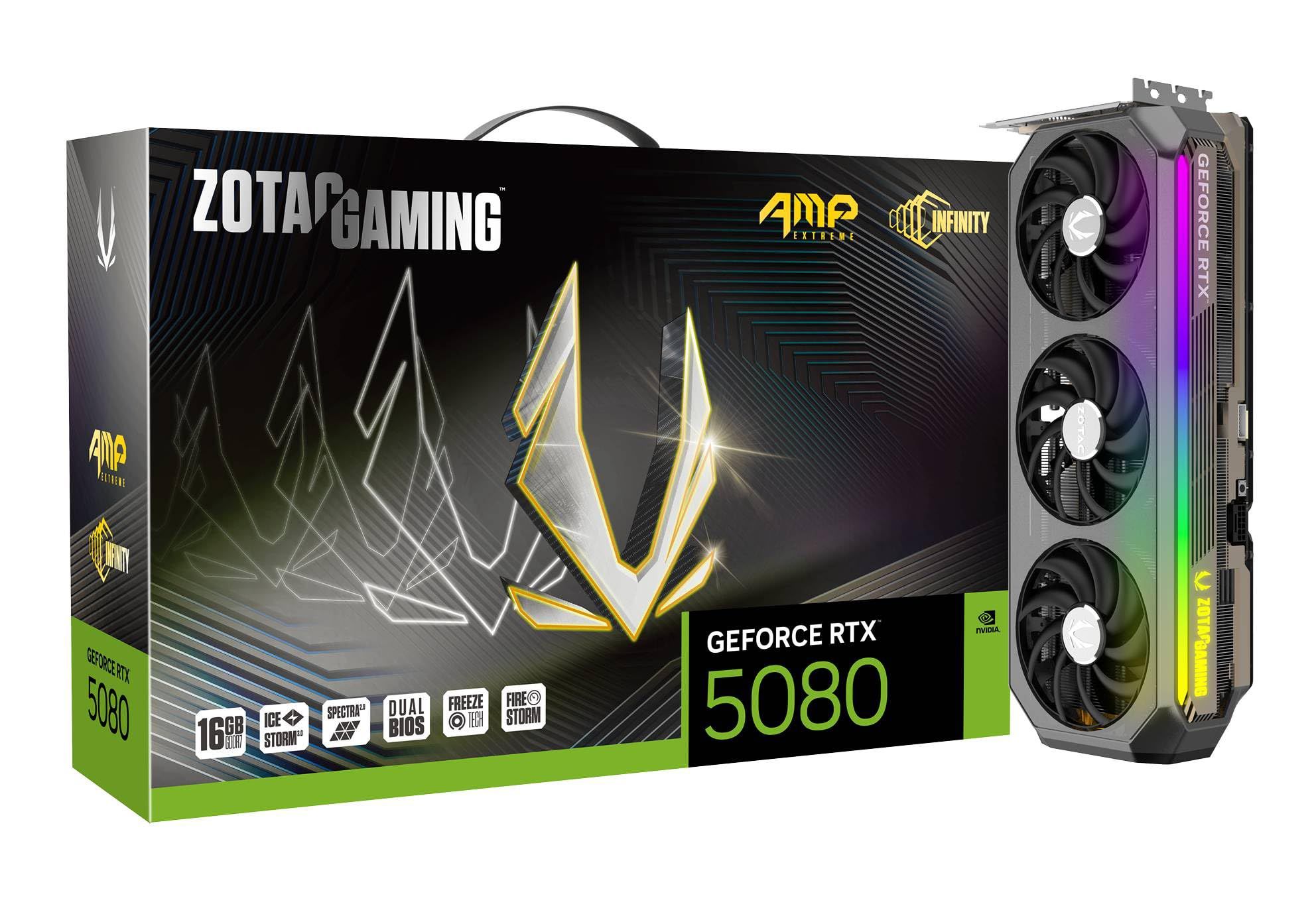 Zotac GAMING GeForce RTX 5080 AMP Extreme INFINITY NVIDIA 16 GB GDDR7