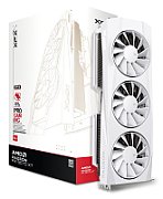 Placa video XFX Radeon RX 9070 XT QuickSilver White Gaming 16 GB GDDR6 256 bit