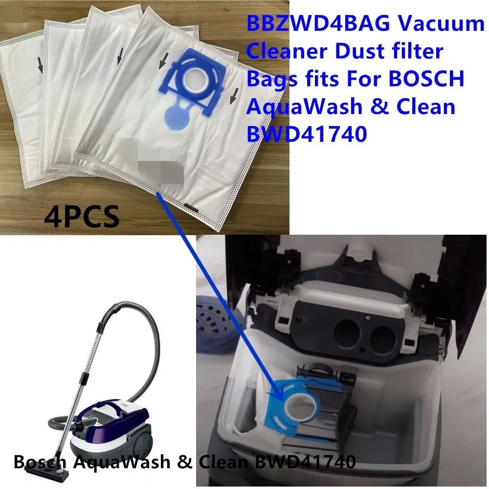 Vacuum Bosch Serie 4 BWD 41740 AquaWash&Clean
