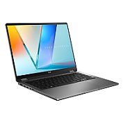 Laptop Asus VivoBook Flip TP3407SA-QL060X, 14 inch 1920 x 1200, Intel 258V (8 C / 8 T, 2.2 GHz - 4.8 GHz, 12 MB cache, 12 W), 32 GB LPDDR5X, 1 TB SSD, Intel Arc Graphics, Windows 11 Pro, Gri
