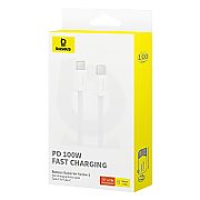 Baseus Superior USB C to USB C data cable 1 m 30 W White