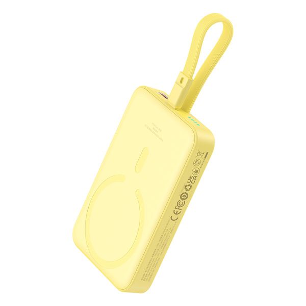 Baseus P10022109Y23-00 Lithium polymer (LiPo) power bank 10000 mAh Wireless charging Yellow