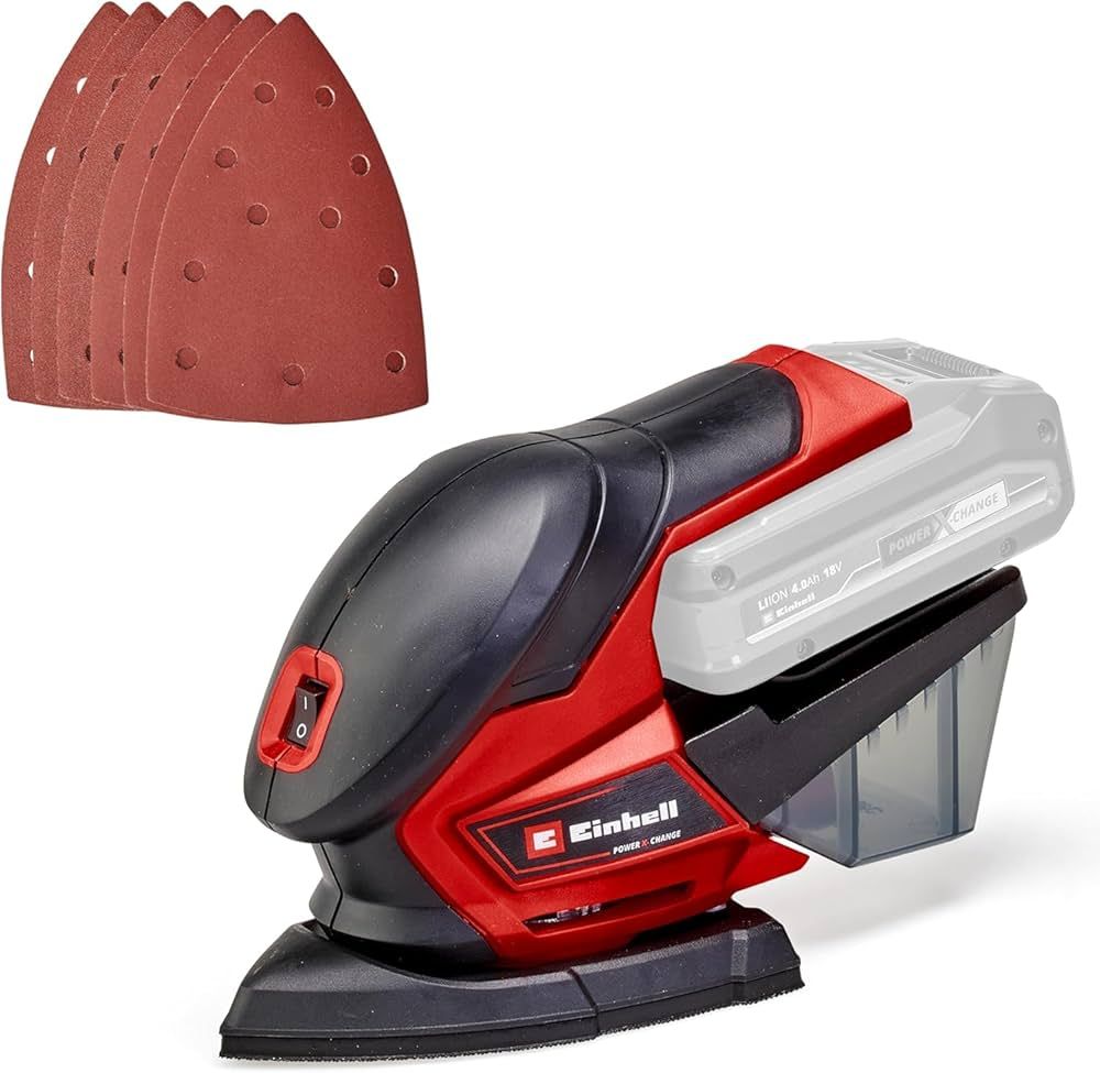 Einhell TE-OS 18/150 Li Solo Multi sander 12000 RPM 24000 OPM Black  Red