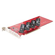 QUAD M.2 PCIE X16 SSD ADAPTER/WITH BIFURCATION PCIE 4.0