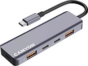 CANYON hub DS-18 5in1 USB-C Grey