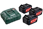 Metabo. Battery set including 3x 4.0Ah batteries and ASC 55 charger