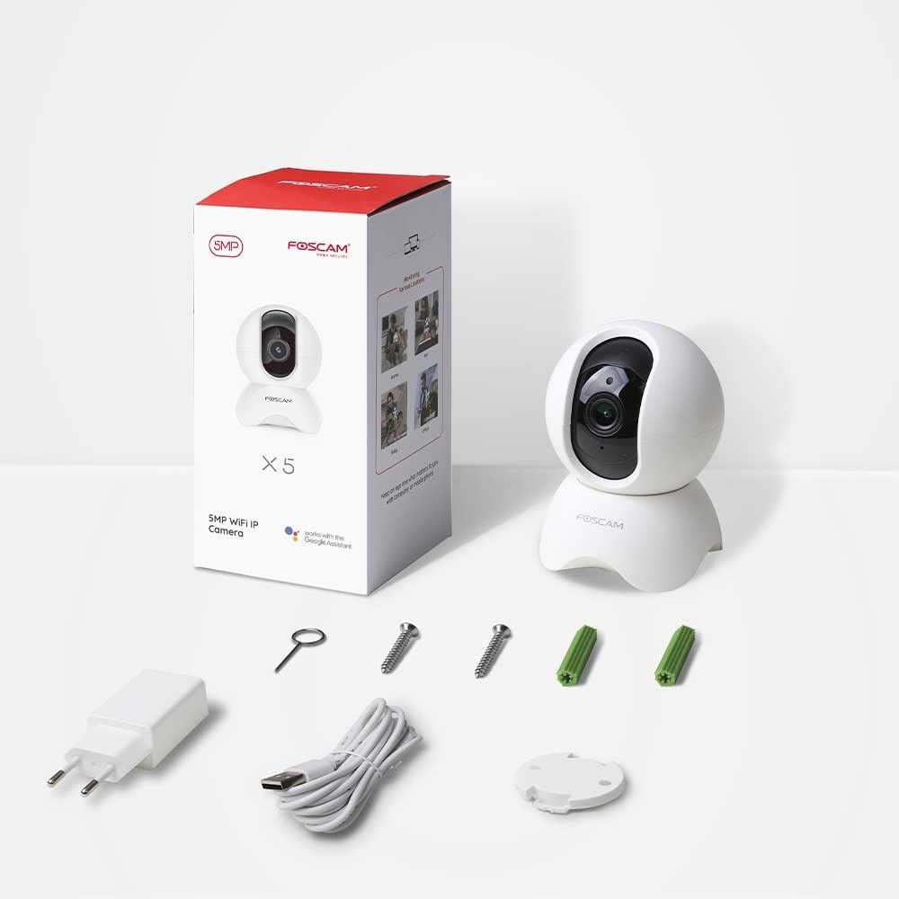 Foscam X5-WB Bulb IP security camera Indoor 2560 x 1920 pixels Desk