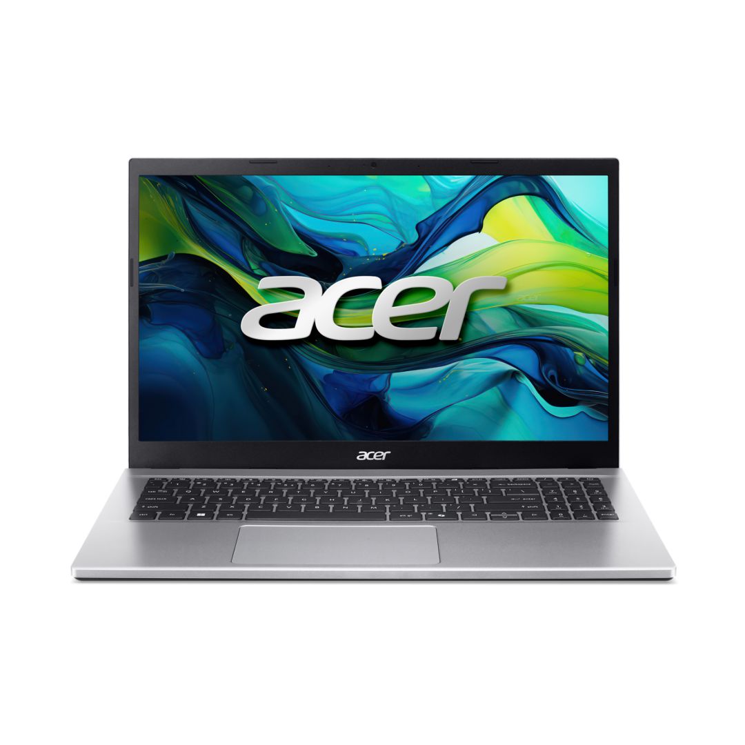 Laptop Acer Aspire Go 15 AG15-42P, 15.6 inch 1920 x 1080, AMD Ryzen 5 5625U (6 C / 12 T, 2.3 GHz - 4.3 GHz, 3 MB + 16 MB cache, 15 W), 16 GB DDR4, 512 GB SSD, AMD Radeon Graphics, Fara sistem de operare, Silver