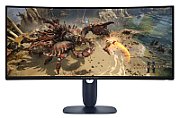 Dell DELL Alienware 34 Curved Gaming Monitor AW3425DWM, 34  WQHD 3440x1440 at 180Hz, 21:9, 95% DCI-P3 (CIE 1976), 1 ms, 400 cd/m2(peak), 3000:1, 1.07 billion colours, 178/178, 2xHDMI, DP 1.4, USB 5Gbps Type-A,1 USB 5Gbps Type-B, Height, tilt, VESA