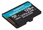 KINGSTON 128GB microSDXC Canvas Go Plus Gen4 200MB/s A2 U3 V30 Card + Adapter