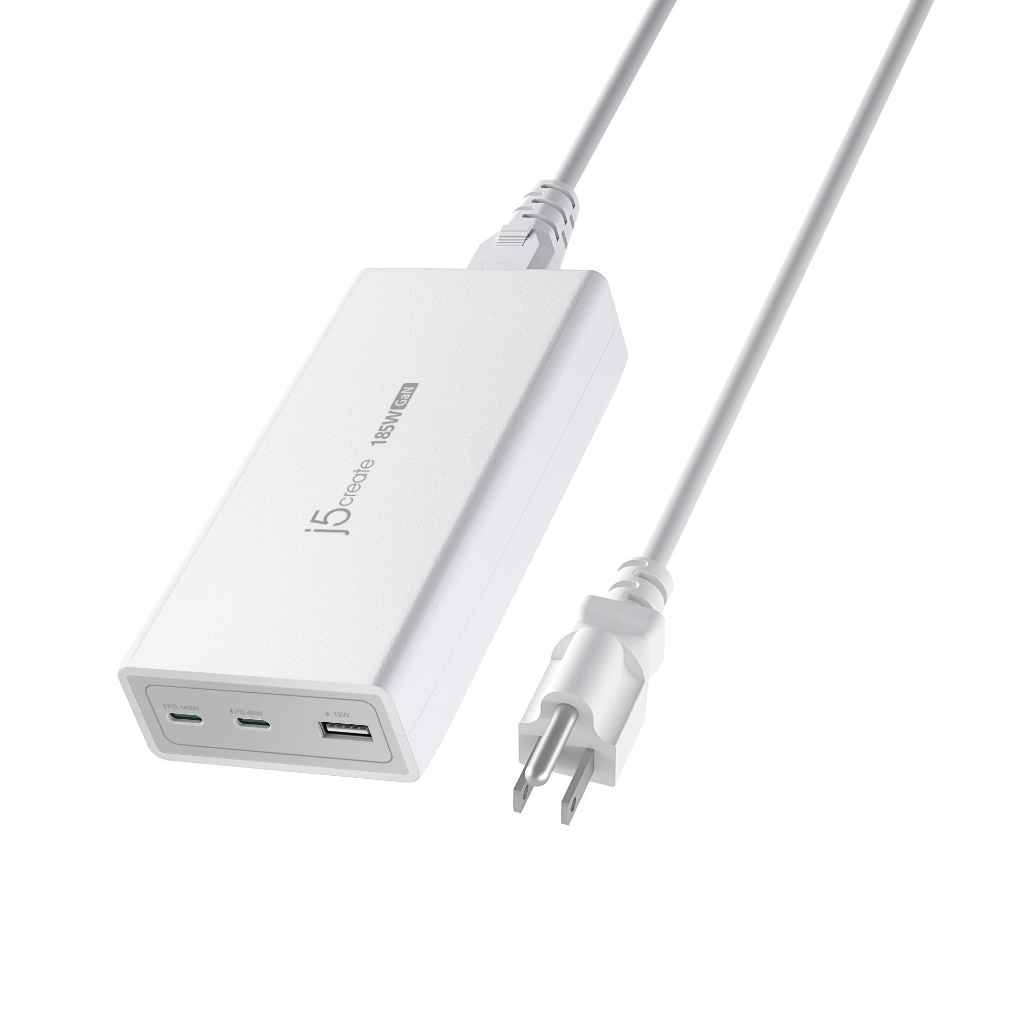 185W GAN PD 3.1 USB-C 3-PORT/UK PLUG CHARGER