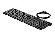 HP Wired Desktop 320K Keyboard tastaturi USB Negru