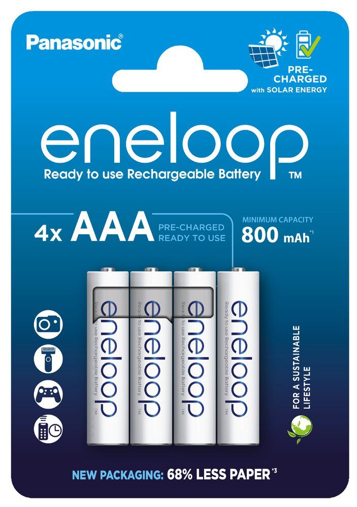 PANASONIC ENELOOP AAA 800 mAh 4 szt