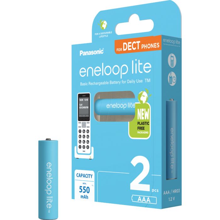 PANASONIC ENELOOP LITE AAA 550mAh 2 szt