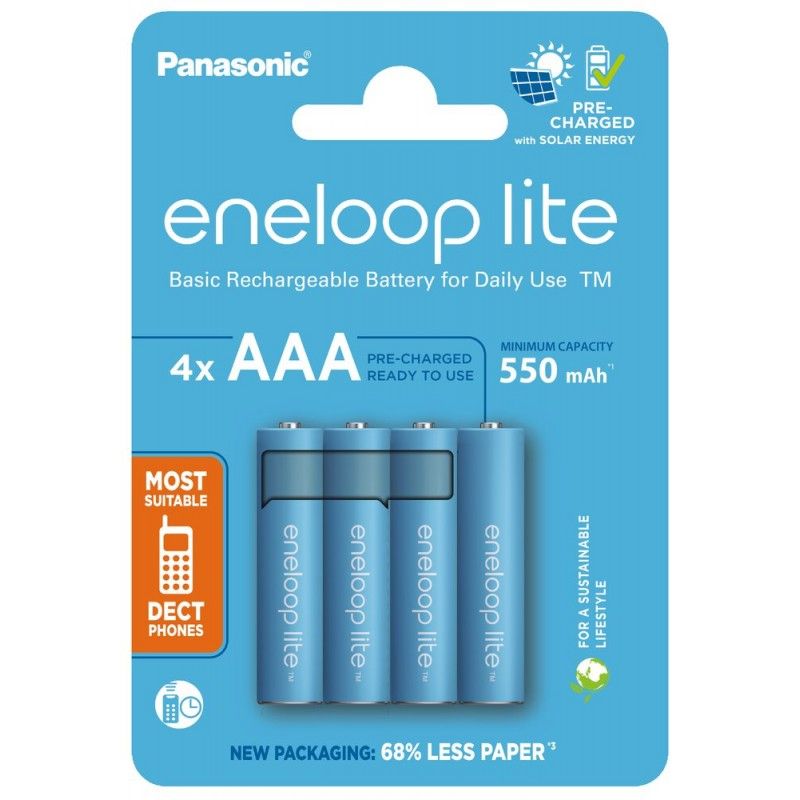 PANASONIC ENELOOP LITE AAA 550mAh 4 szt