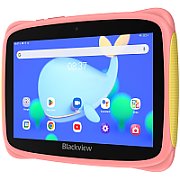 Blackview Tab 3 Kids, Pink, 7-inch HD 1024*600, 7731E Quad-core 1.3GHz, Front 0.3MP Rear 2MP Camera, 2GB/32GB, 3280mAh battery, Doke 3.0 Go (Android 13), WiFi version, 802.11 b/g/n(2.4GHz), Bluetooth
