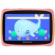 Blackview Tab 3 Kids, Pink, 7-inch HD 1024*600, 7731E Quad-core 1.3GHz, Front 0.3MP Rear 2MP Camera, 2GB/32GB, 3280mAh battery, Doke 3.0 Go (Android 13), WiFi version, 802.11 b/g/n(2.4GHz), Bluetooth