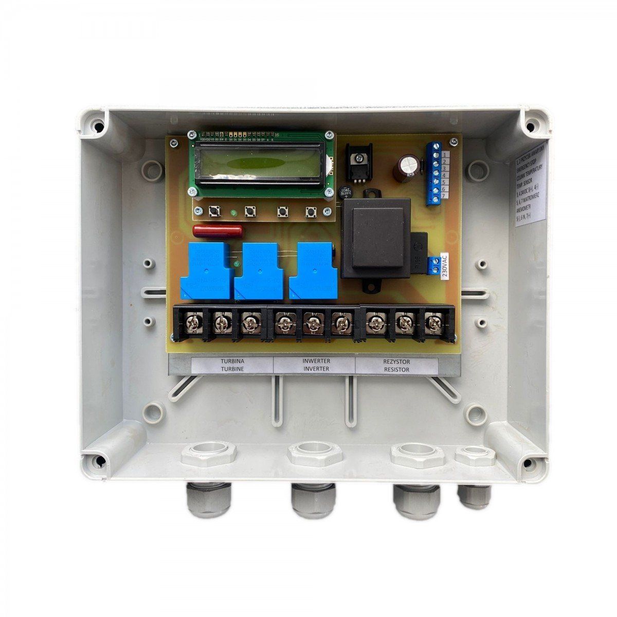 Independent protection system for Ecorote 1500  2800  5000 turbines (S-Box)