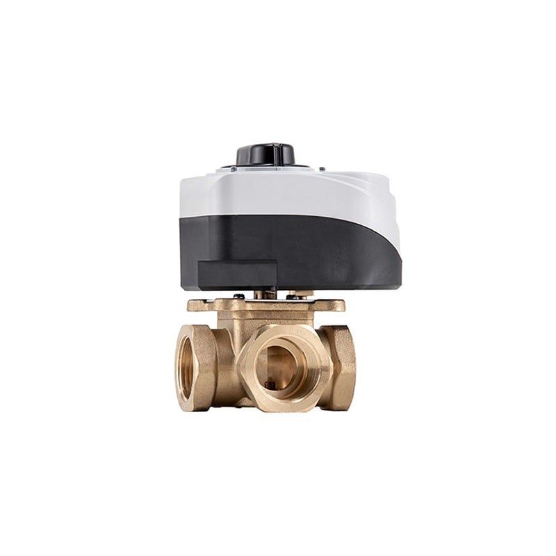 4-way mixing valve 54 inch Kv 18.0 with 3-point actuator 230V