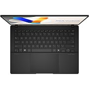 Laptop Asus VivoBook S 14 M5406KA-PP119, 14 inch 2880 x 1800, AMD AI 7 350 (8 C / 16 T, 2 GHz - 5 GHz, 8 MB + 16 MB cache), 24 GB LPDDR5X, 1 TB SSD, AMD Radeon Graphics, Fara sistem de operare, Negru