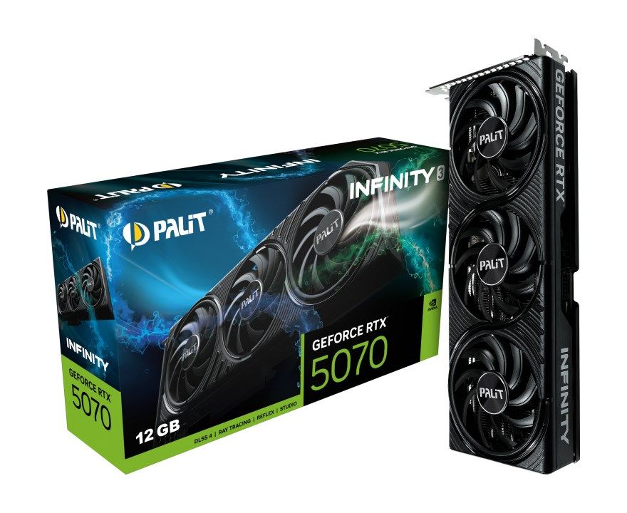 Placa video Palit GeForce RTX 5070 Infinity 3 12 GB GDDR7 192 bit