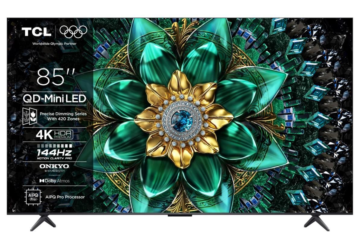 Televizor TCL Mini LED 85Q6C, 215 cm, Smart Google TV, 4K Ultra HD, (Model 2025)