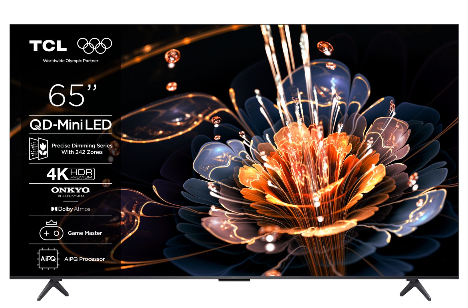 Televizor TCL Mini LED 65C61KS, 164 cm, Smart Google TV, 4K Ultra HD, (Model 2025)