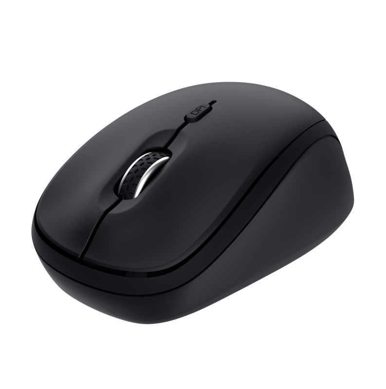 Mouse wireless Trust Yvi, rezolutie maxima 1600 DPI, negru