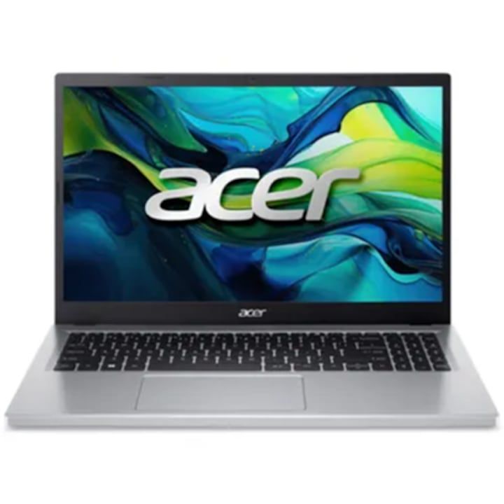 Laptop Acer Aspire Go 15 AG15-71P-71R5, 15.6 inch 1920 x 1080, Intel Core I7-13620H (10 C / 16 T, 3.6 GHz - 4.9 GHz, 24 MB cache), 16 GB DDR5, 512 GB SSD, Intel UHD Graphics, Fara sistem de operare, Silver