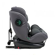 Scaun auto U-Grow Secure+ 40-150 cm , 360 grade ,  4 pozitii de ajustare pe spate , 10 pozitii de ajustare a tetierei pe inaltime, gri, U-Grow