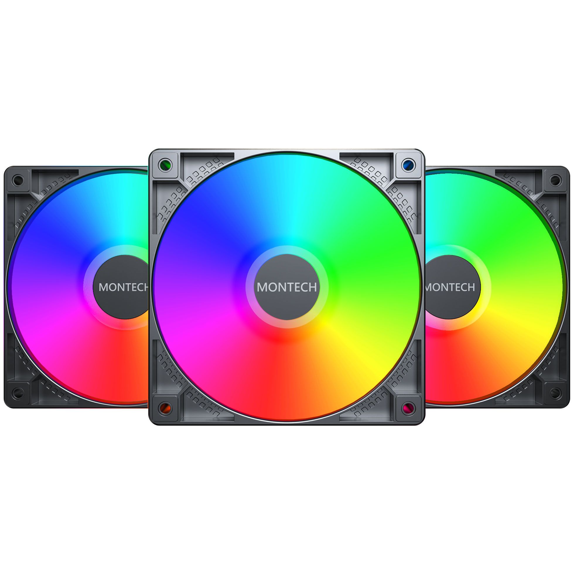 Fan Montech GF120 PWM ARGB  3 pieces - 120mm