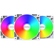 Fan Montech GF120 PWM ARGB  3 pieces - 120mm  white